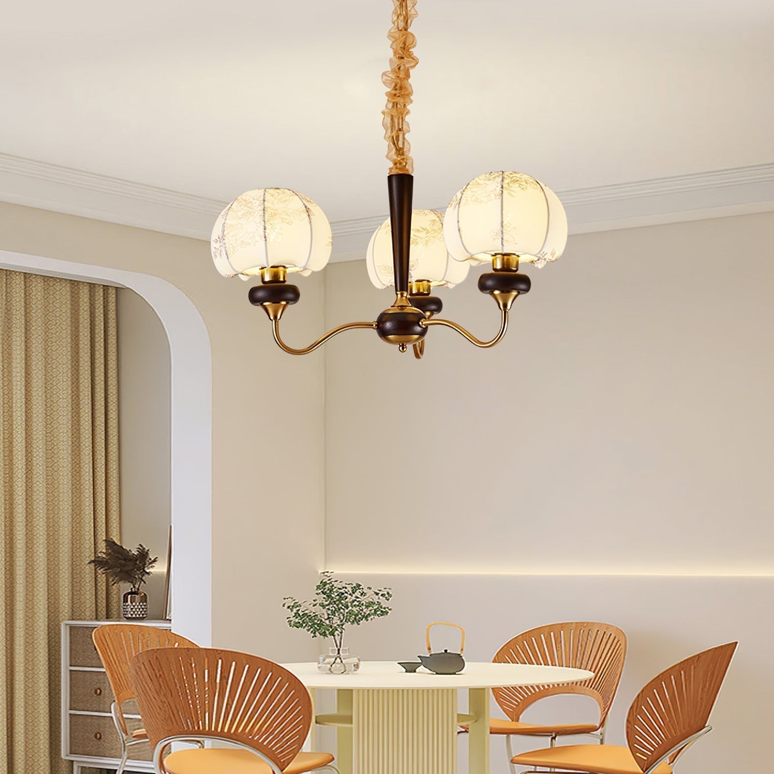 Mushroom Fabric Chandelier Chandelier