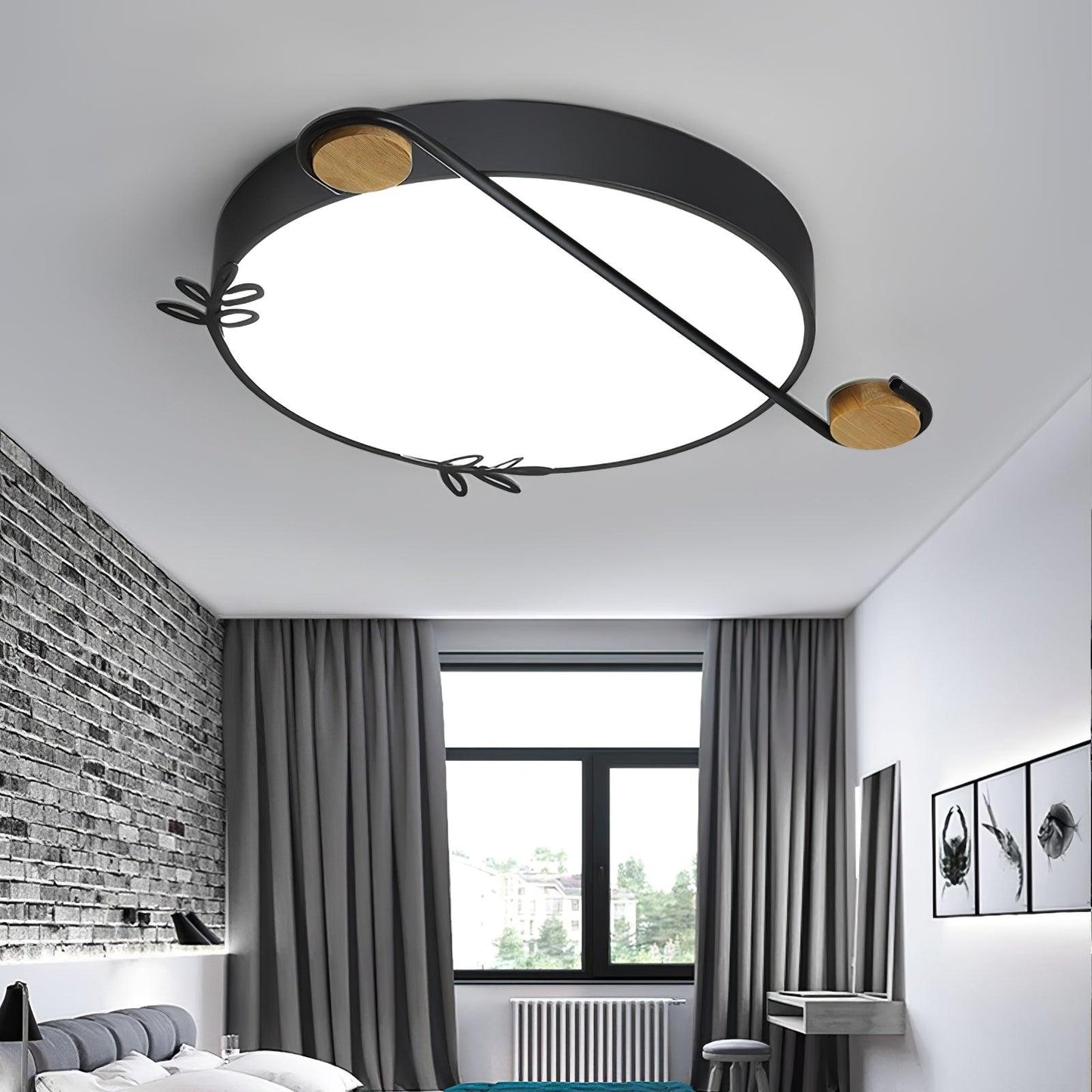 Musical Note Round Ceiling Lamp Ceiling lamp