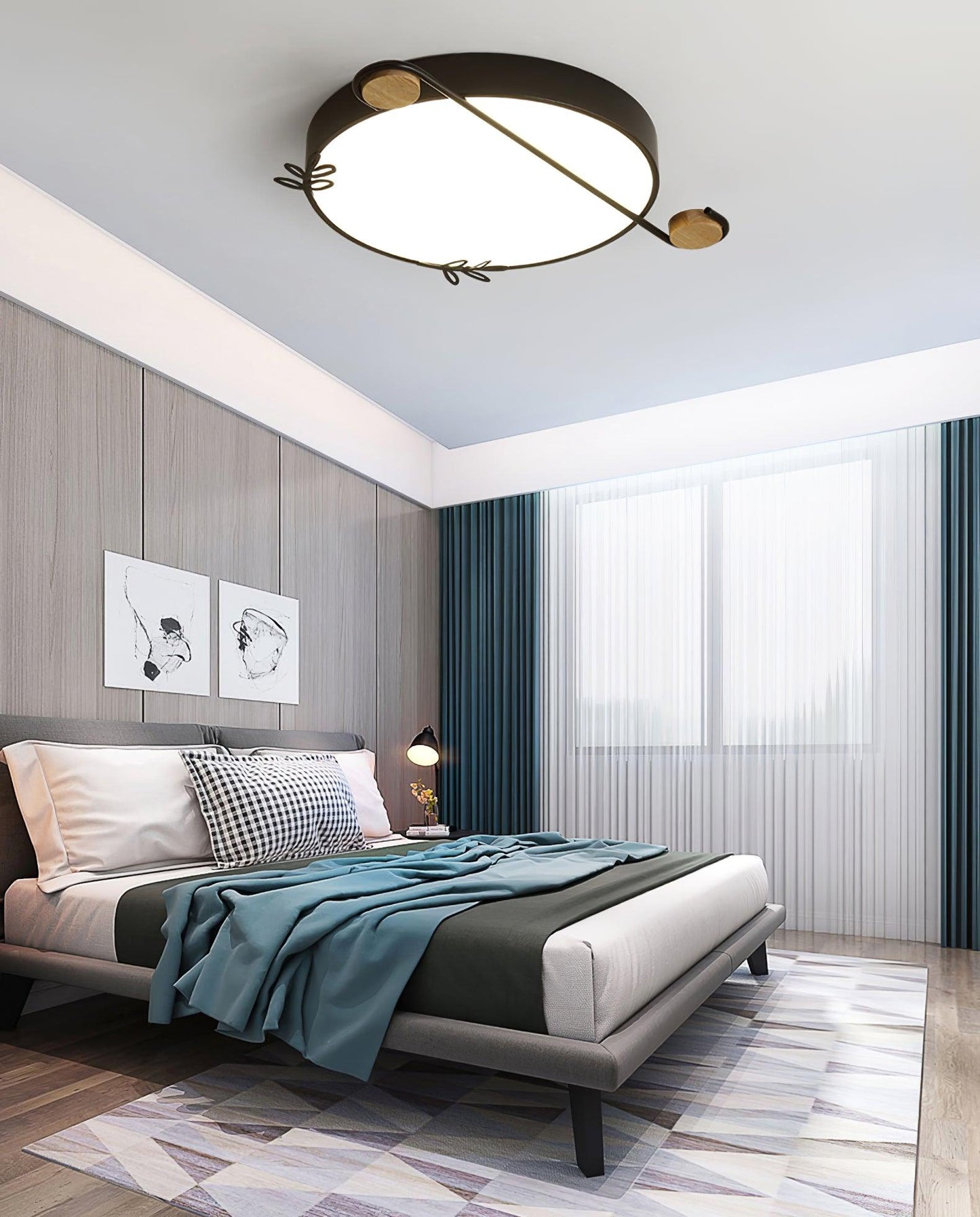 Musical Note Round Ceiling Lamp Ceiling lamp