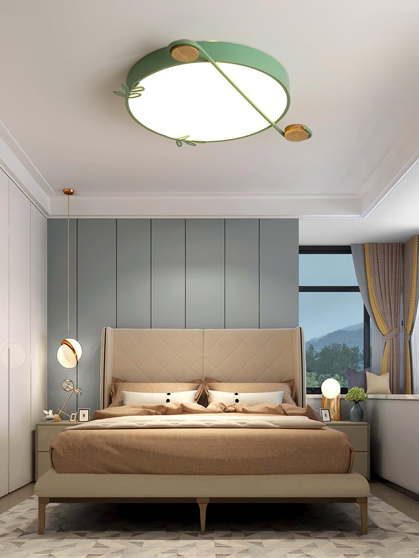 Musical Note Round Ceiling Lamp Ceiling lamp