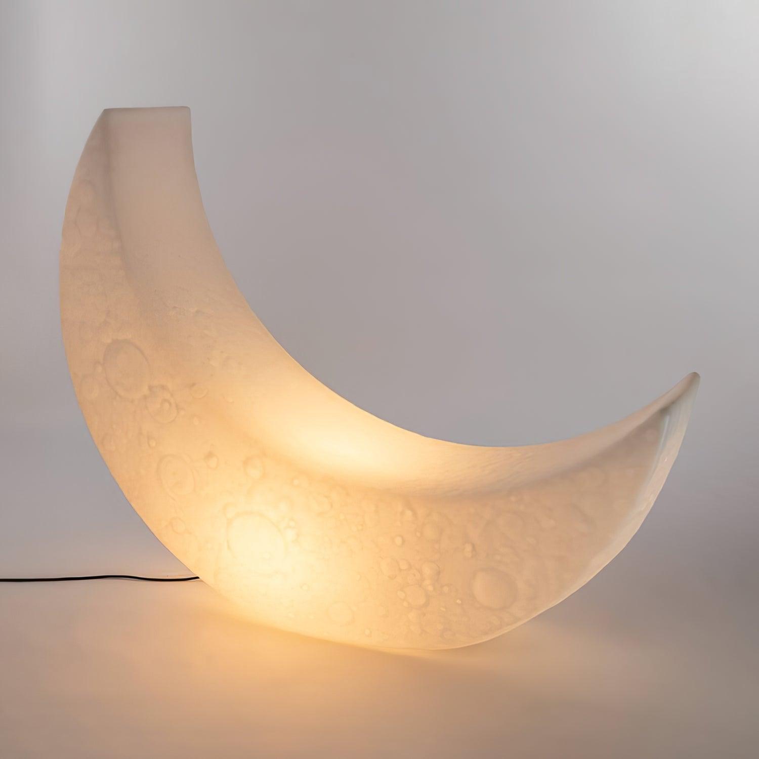 My Moon Floor Lamp L 59″ x H 50″ / L 150cm x H 127cm / White / US plug Floor lamp