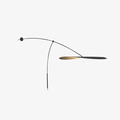 Myrna Wall Light ? 55.1″ x H 35.4″ / Dia 140cm x H 90cm / Black / US Plug Wall lamp