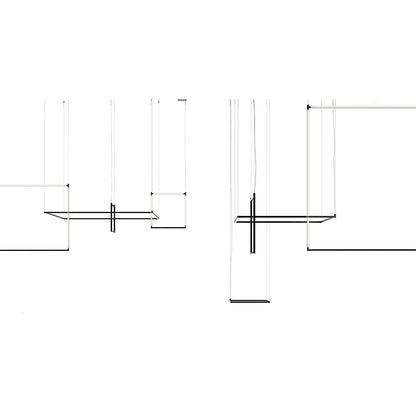 Desk Matrix Square LED Suspension