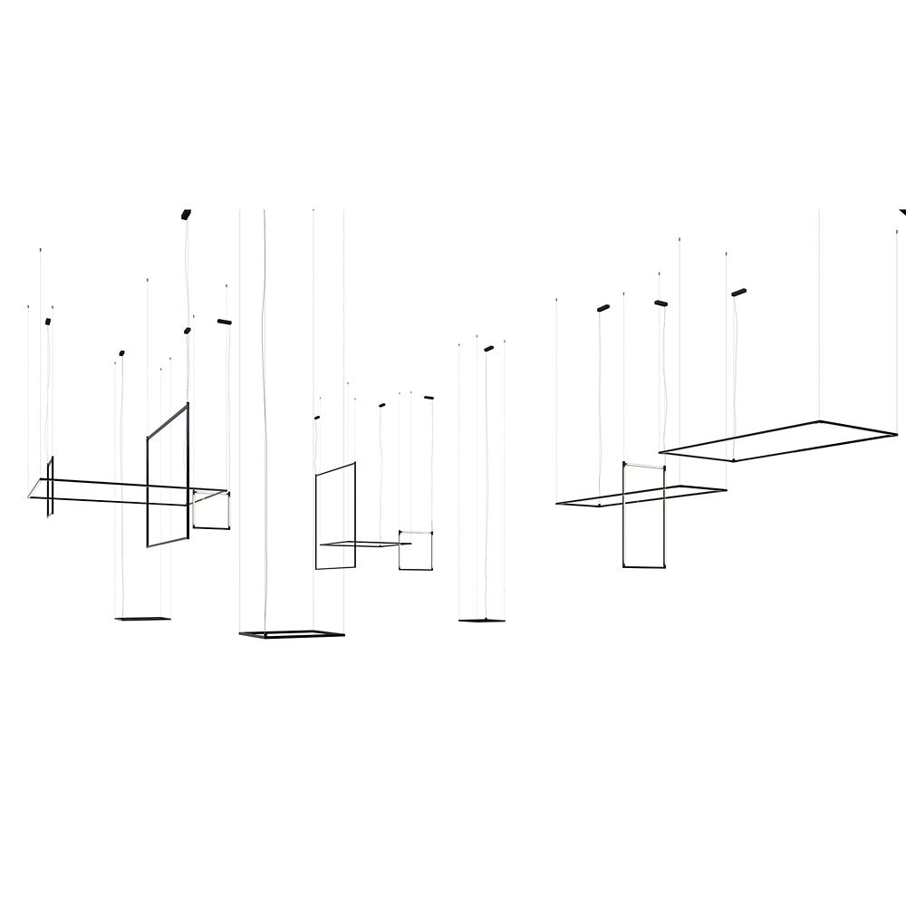 Desk Matrix Square LED Suspension