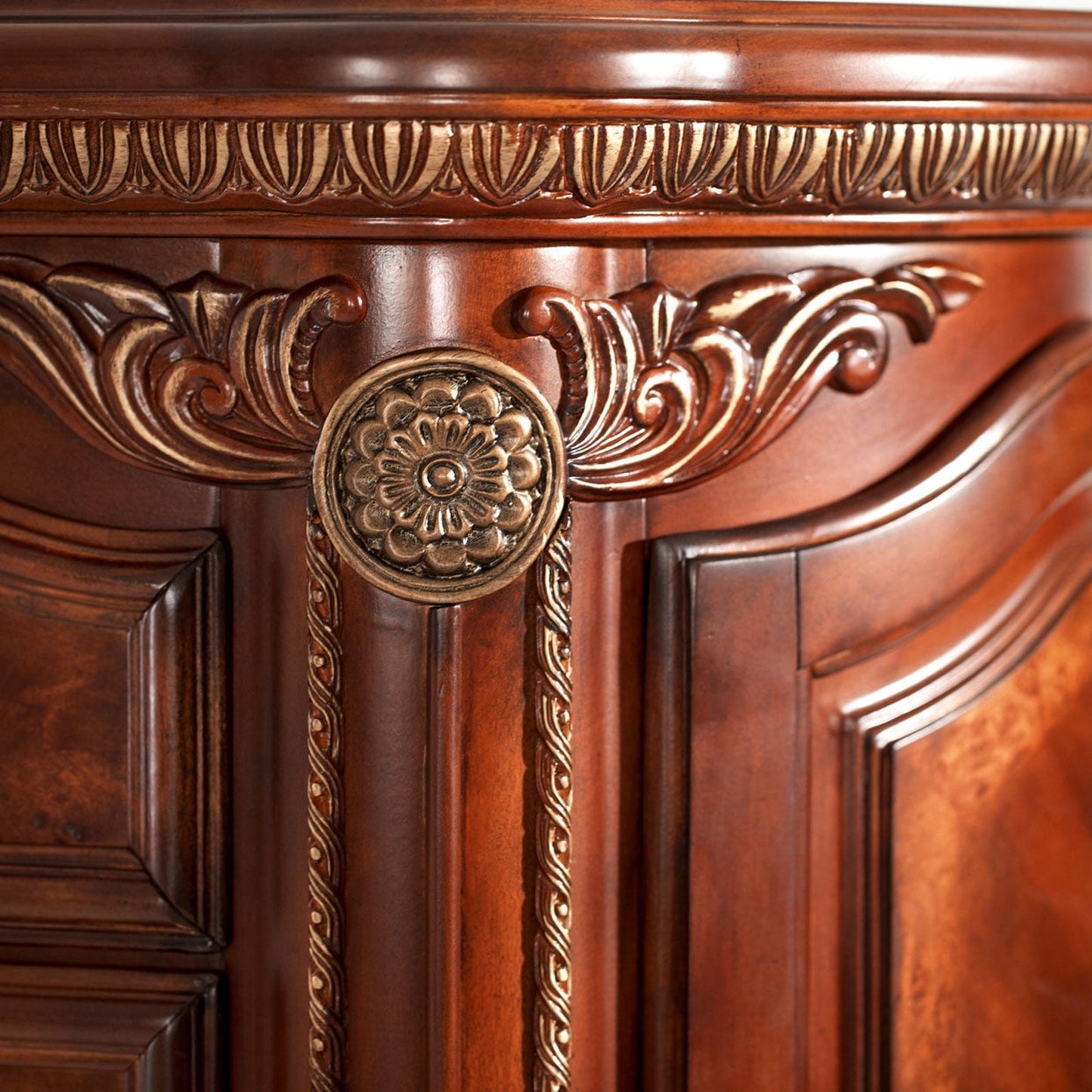 Michael Amini Cortina Vertical Storage Cabinets Chest