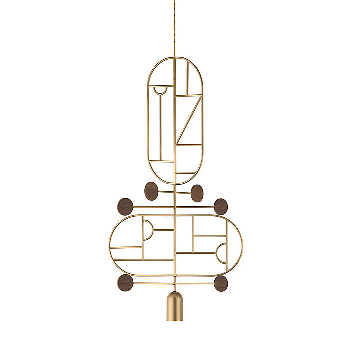 Wooden Dots S13 Pendant