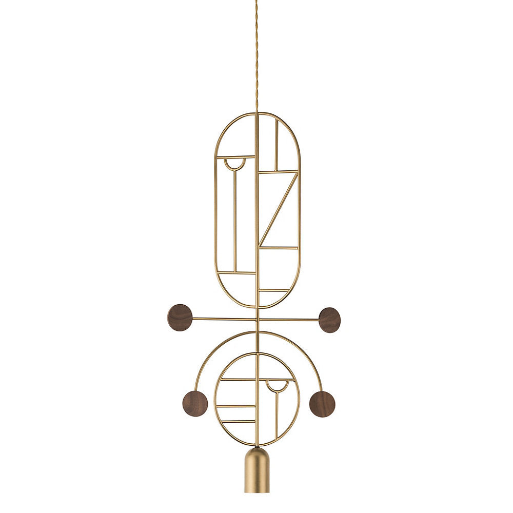 Wooden Dots S08 Pendant