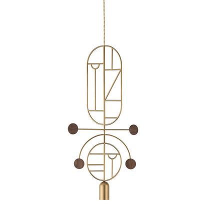Wooden Dots S08 Pendant