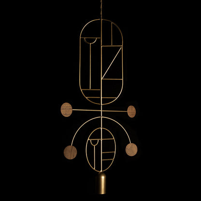 Wooden Dots S08 Pendant