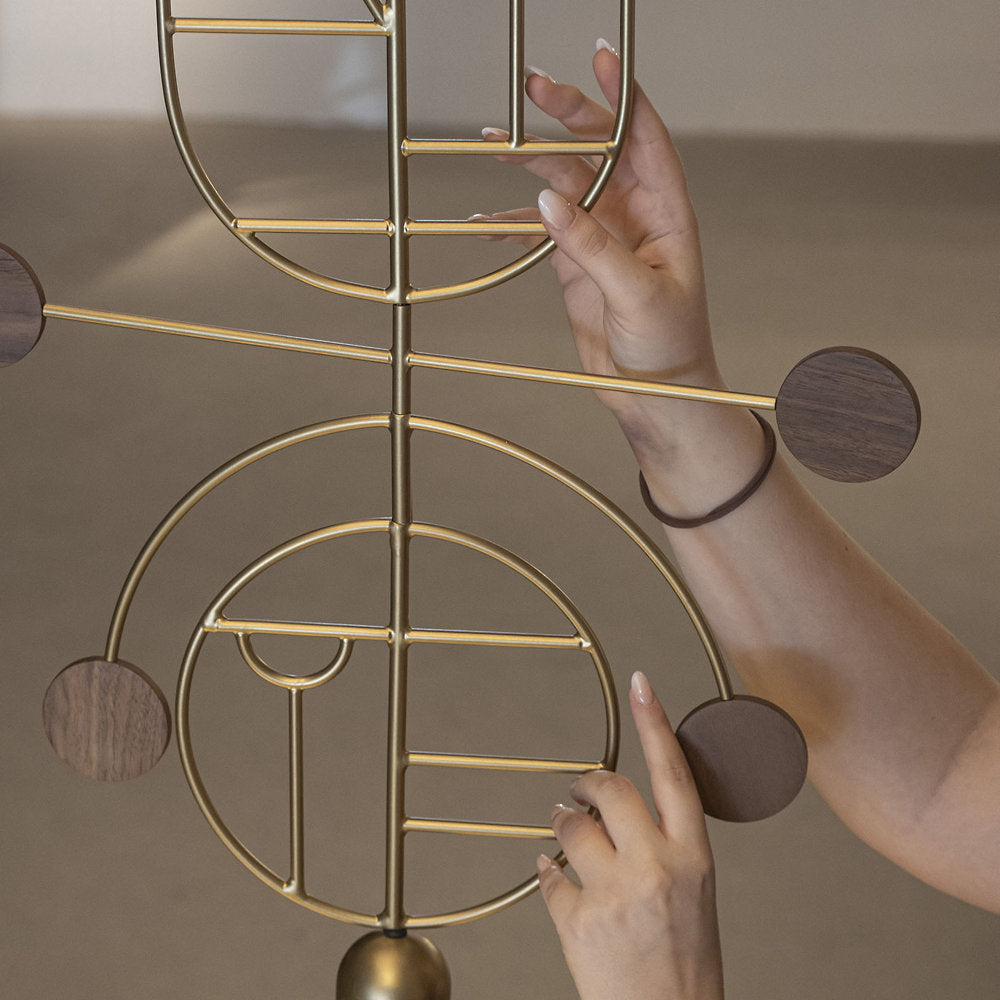 Wooden Dots S08 Pendant