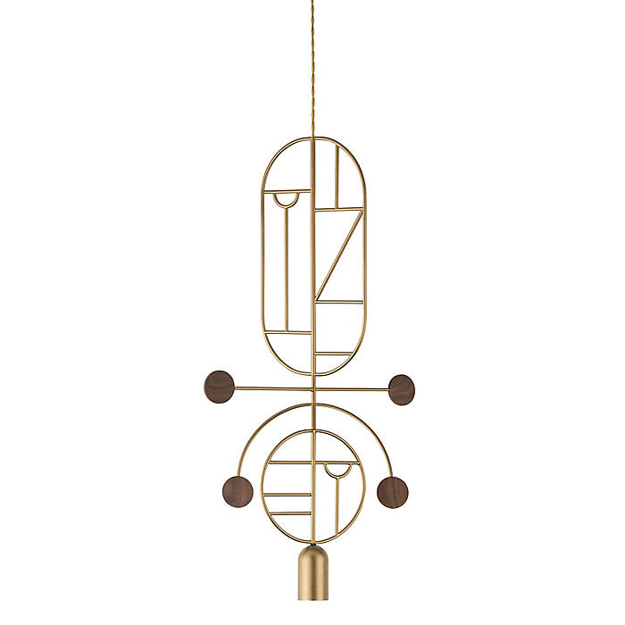 Wooden Dots S08 Pendant