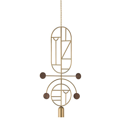 Wooden Dots S08 Pendant
