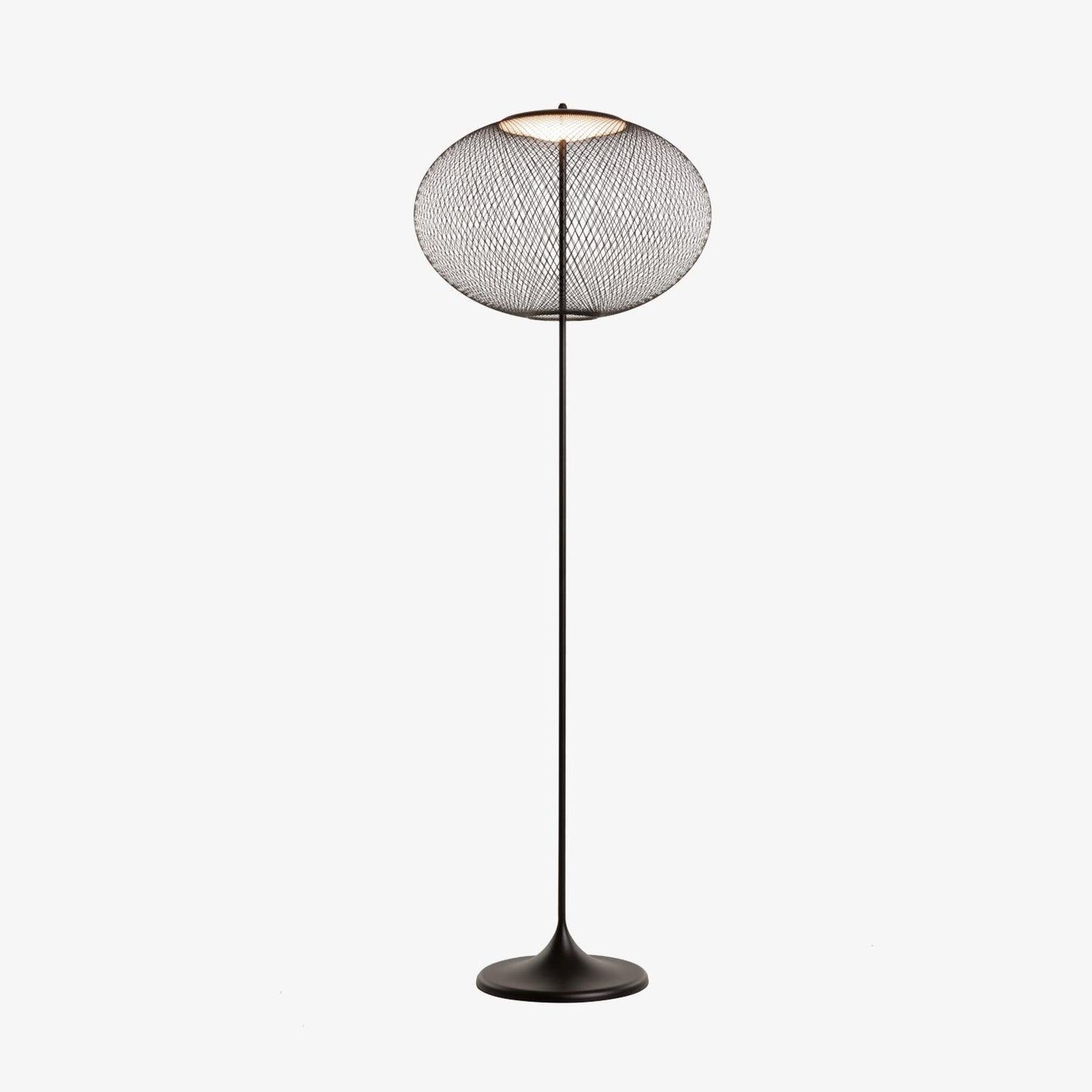 Metallic Meshwork Floor Lamp Dia 19.7″ x H 72.8″ / Dia 50cm x H 185cm / Black / Warm Light Floor lamp