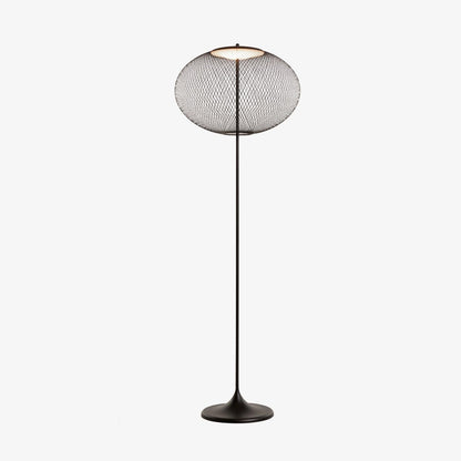 Metallic Meshwork Floor Lamp Dia 19.7″ x H 72.8″ / Dia 50cm x H 185cm / Black / Warm Light Floor lamp