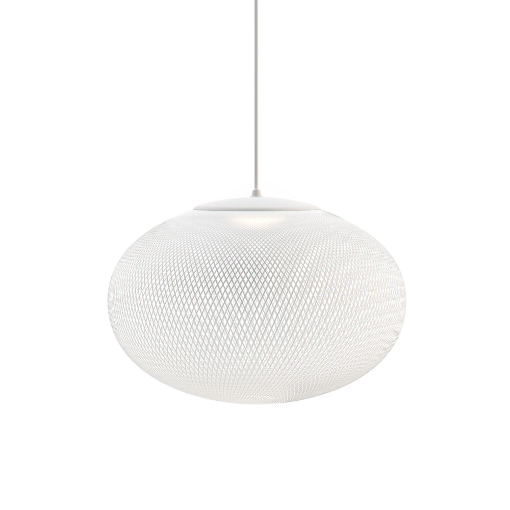 Metallic Meshwork Pendant Lamp ? 19.7″ x H 59″ / Dia 50cm x H 150cm / White / Warm Light Pendant light