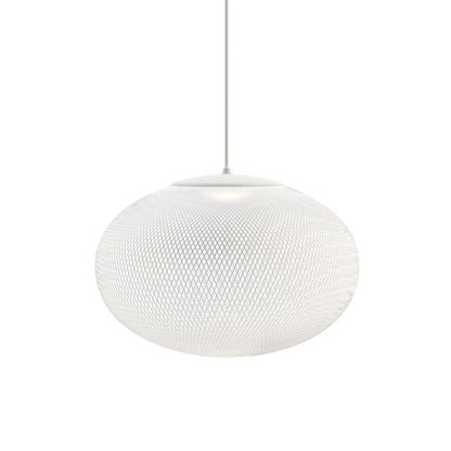 Metallic Meshwork Pendant Lamp ? 19.7″ x H 59″ / Dia 50cm x H 150cm / White / Warm Light Pendant light