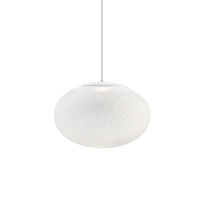 Metallic Meshwork Pendant Lamp ? 13.8″ x H 59″ / Dia 35cm x H 150cm / White / Warm Light Pendant light
