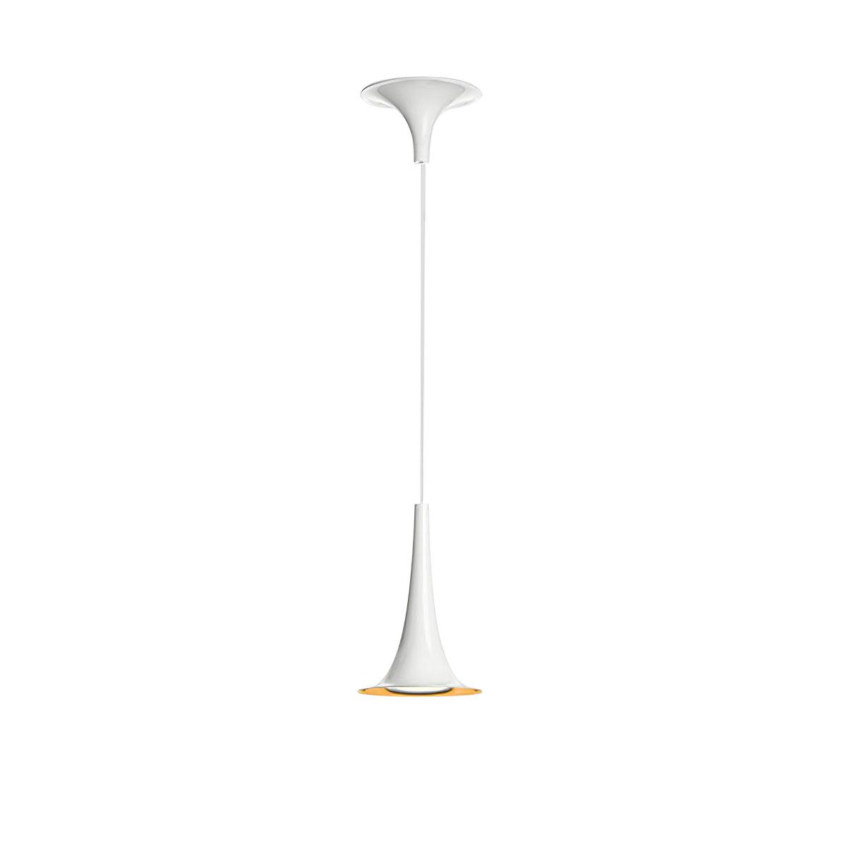 Nafir Pendant Light 1 Heads Dia 7.9″ x H 11.8″ / Dia 20cm x H 30cm / White & Gold Pendant light