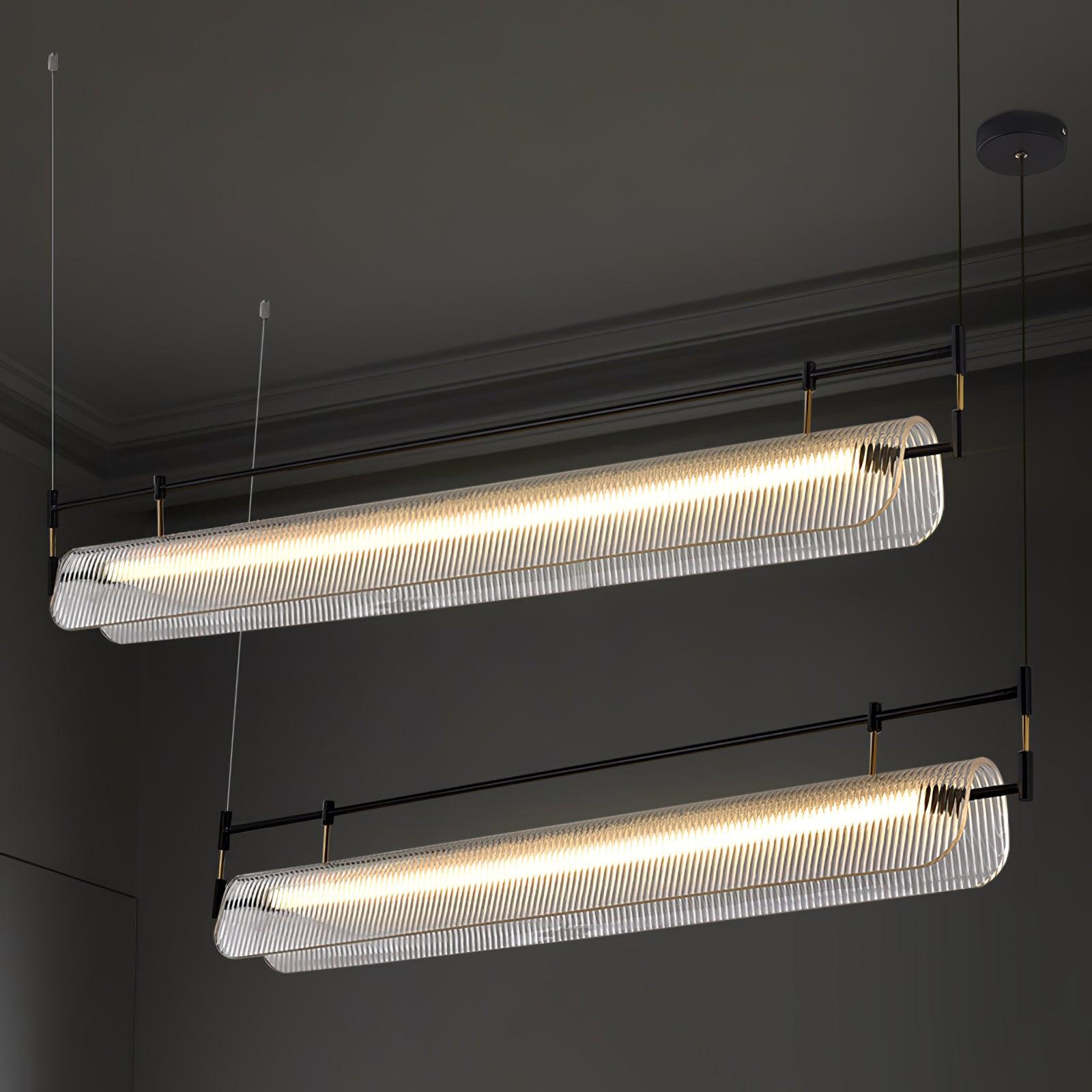 Linear Strip Chandelier Chandelier