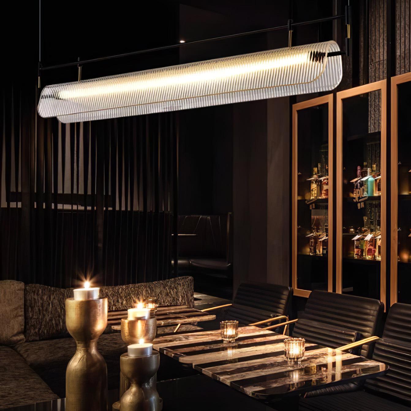 Linear Strip Chandelier Chandelier