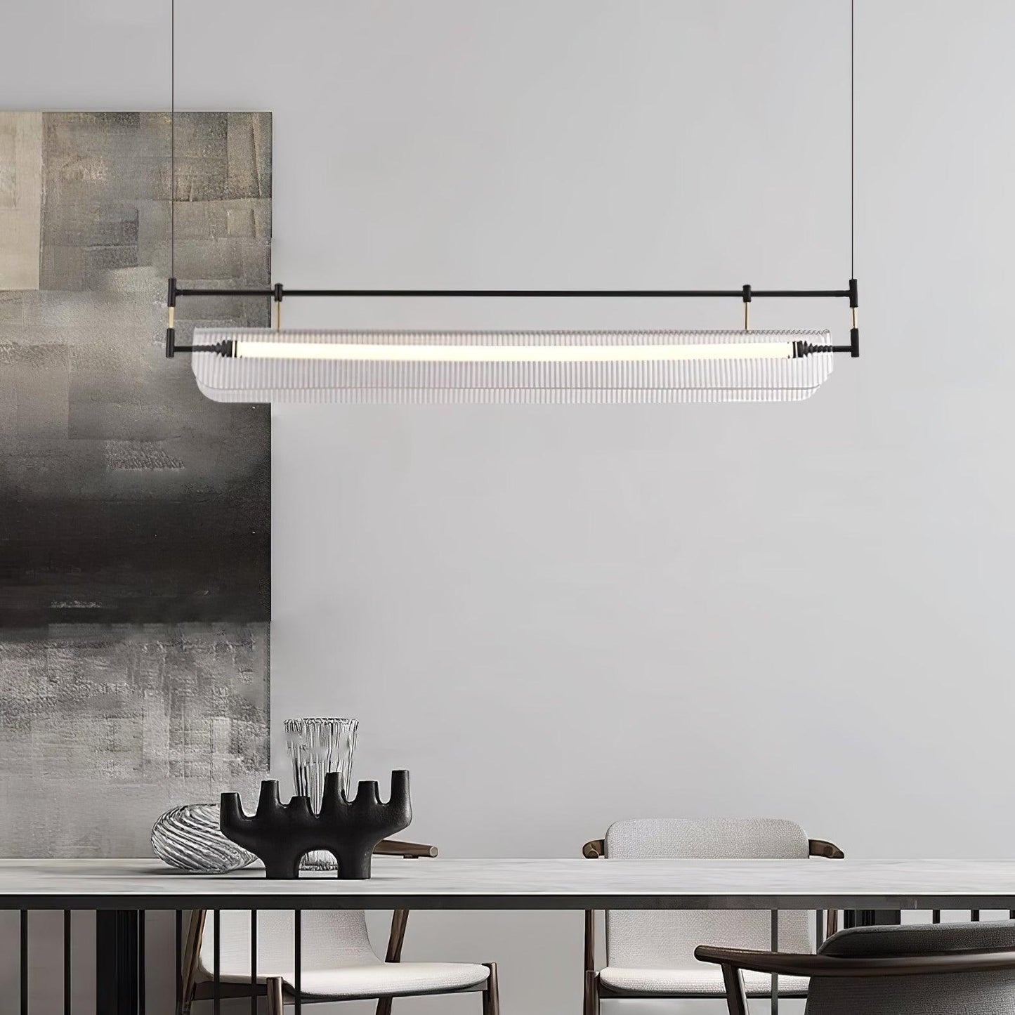 Linear Strip Chandelier Chandelier