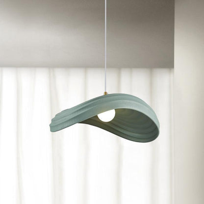 Navicula Pendant Light L 16.9″ x W 13″ x H 4.7″ / L 43cm x W 33cm x H 12cm / Green Pendant light