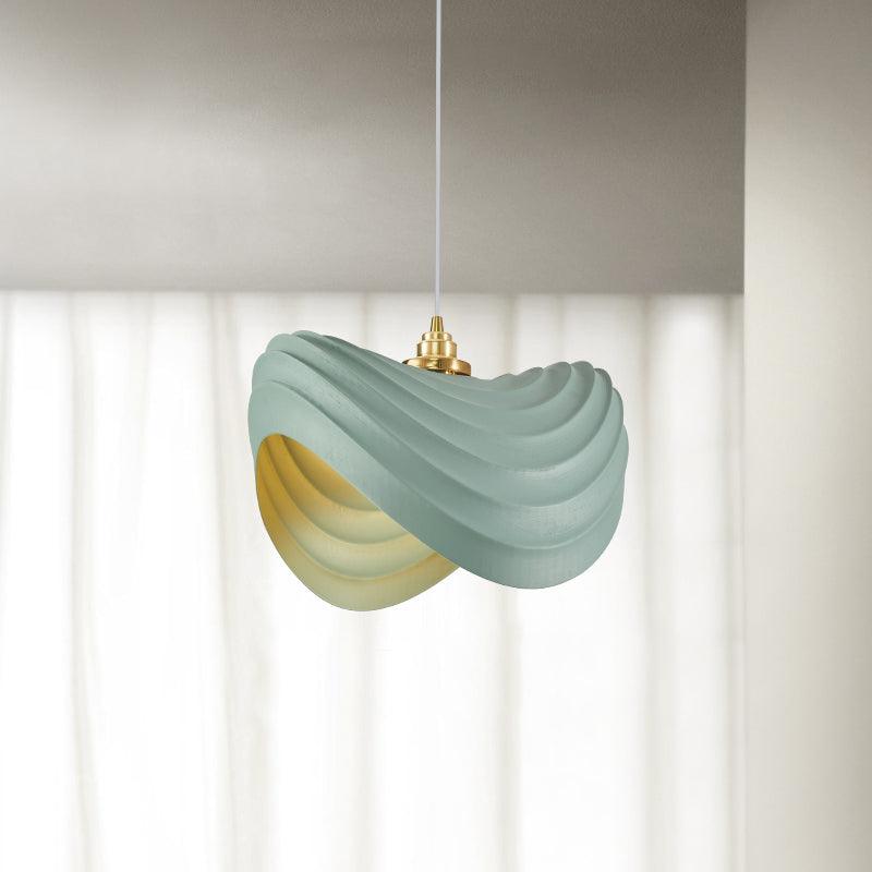 Navicula Pendant Light L 15″ x W 14.2″ x H 9.1″ / L 38cm x W 36cm x H 23cm / Green Pendant light
