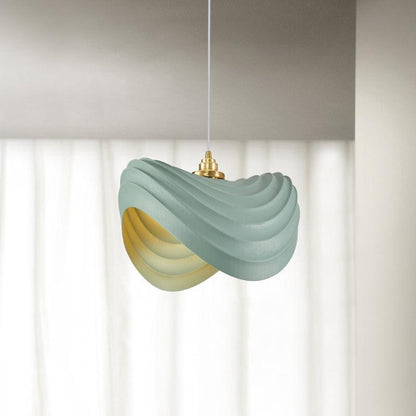 Navicula Pendant Light L 15″ x W 14.2″ x H 9.1″ / L 38cm x W 36cm x H 23cm / Green Pendant light