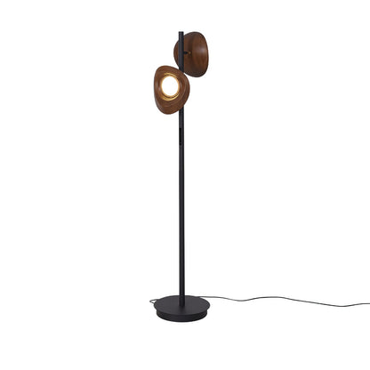 Nest Floor Lamp Dia 11.8″ x H 59″ / Walnut Color / US Plug Floor lamp