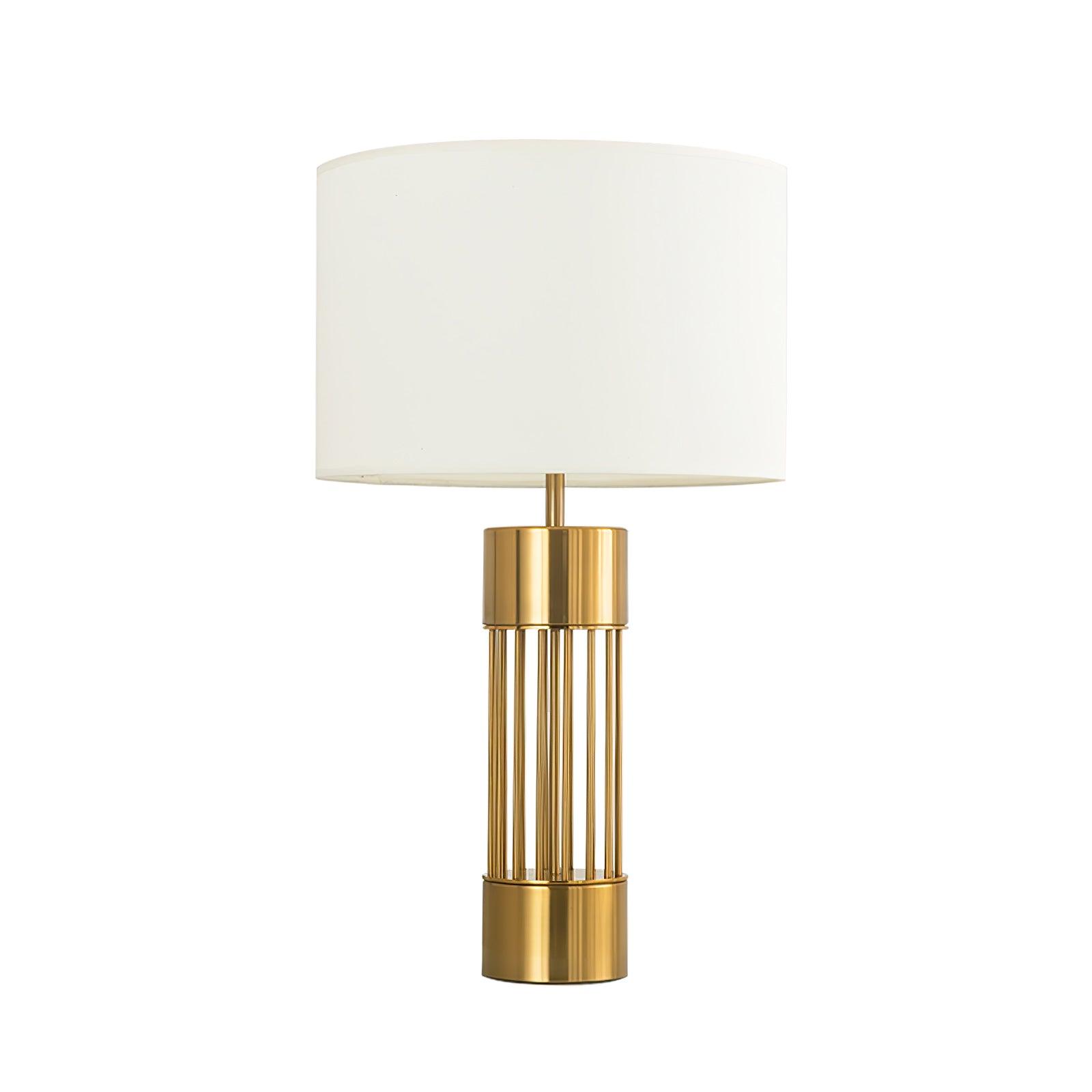Nettle Table Lamp Dia 15″ x H 26.8″ / Dia 38cm x H 68cm / Gold & White / US plug Table lamp