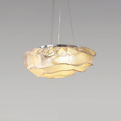 Opulent Cloud Pendant Light Dia 23.6″ x H 9.8″ / Dia 60cm x H 25cm / Stainless Steel & White Pendant light