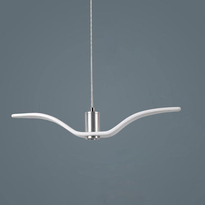 Seagull Resin Pendant Light Resin White Dia 39cm x H 12cm C / Warm Light Pendant light