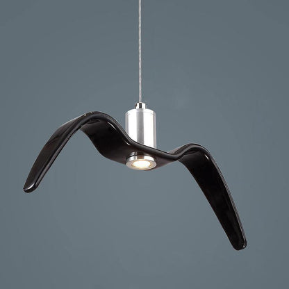 Seagull Resin Pendant Light Resin Black Dia 32cm x H 16cm B / Warm Light Pendant light