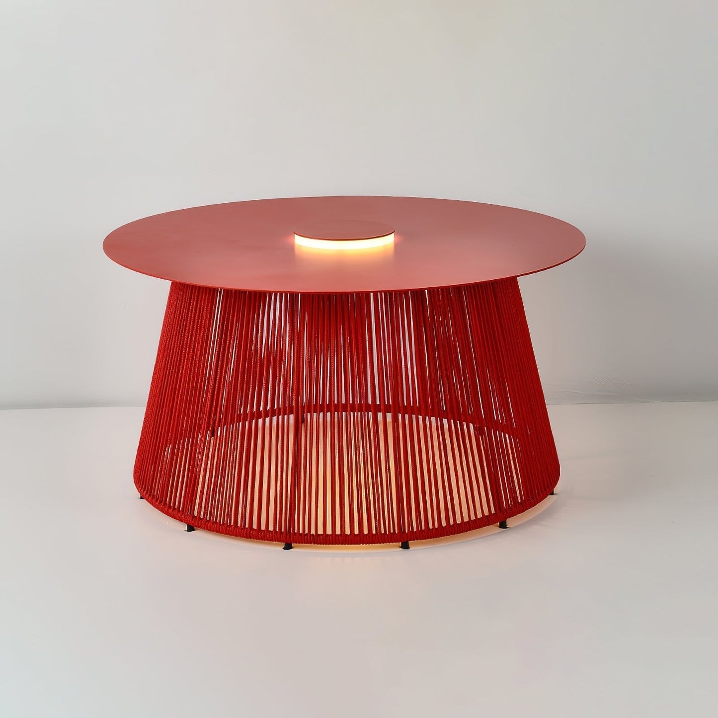 Nit Outdoor Portable Solar Floor Lamp ? 31.5″ x H 16.5″ / Red / Dual Color Temperature Outdoor Lighting