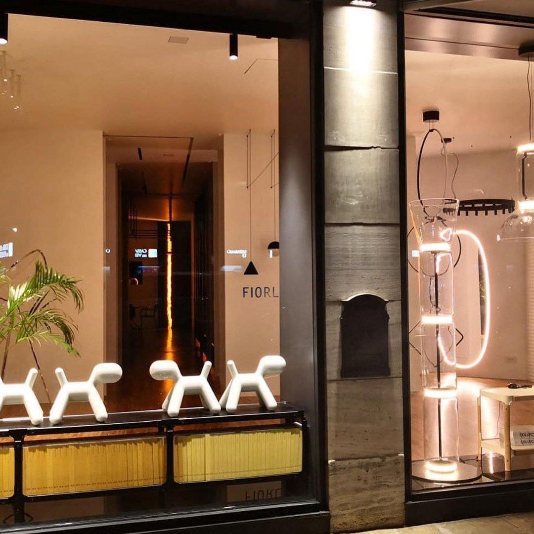 Bamboo Glass Floor Lamp Floor lamp
