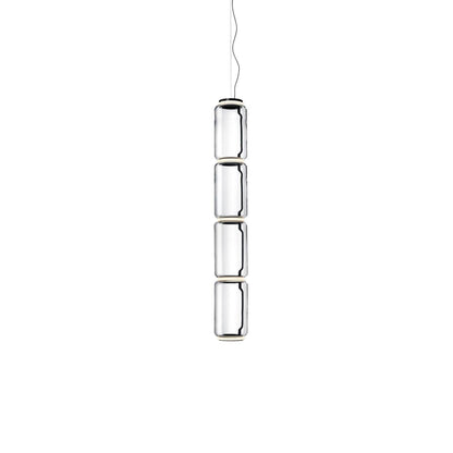 Cylindrical LED Pendant Light Dia 7.1″ x H 50.4″ / Dia 18cm x H 128cm / Warm Light 1001 Pendant light