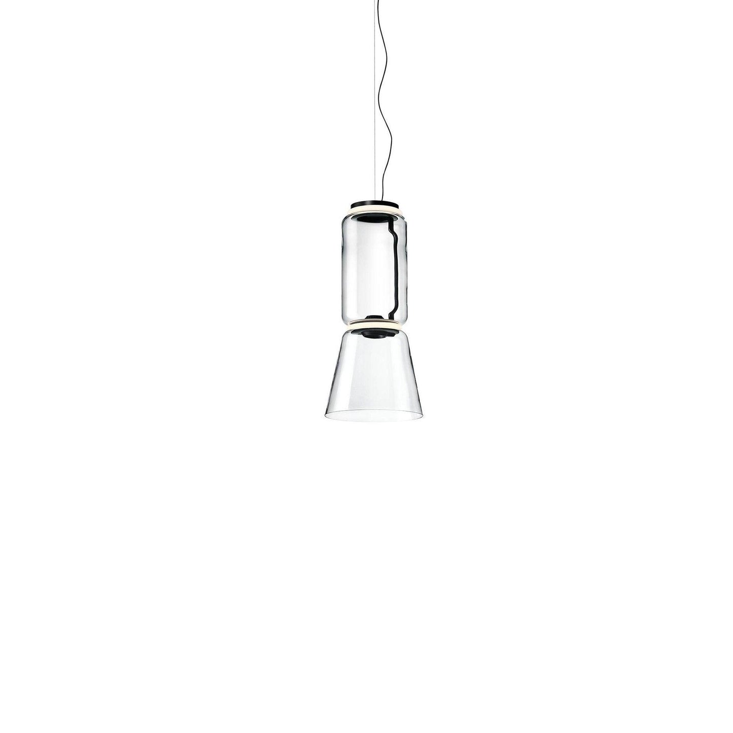 Cylindrical LED Pendant Light Dia 10.2″ x H 22.4″ / Dia 26cm x H 57cm / Warm Light 1001 Pendant light