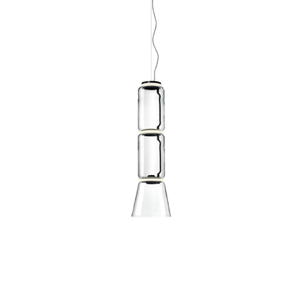 Cylindrical LED Pendant Light Dia 10.2″ x H 35.0″ / Dia 26cm x H 89cm / Warm Light 1001 Pendant light