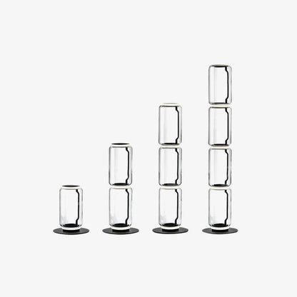 Bamboo Glass Floor Lamp Floor lamp