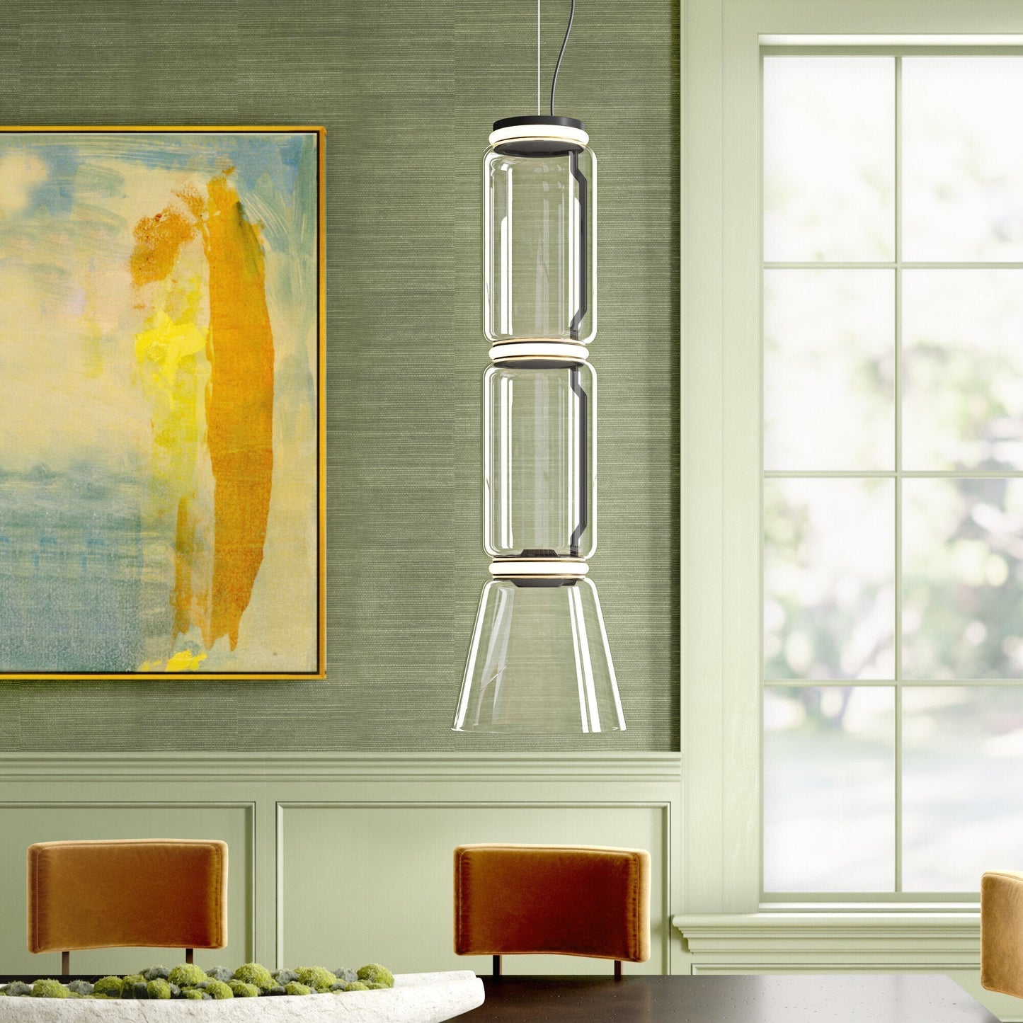 Cylindrical LED Pendant Light 1001 Pendant light