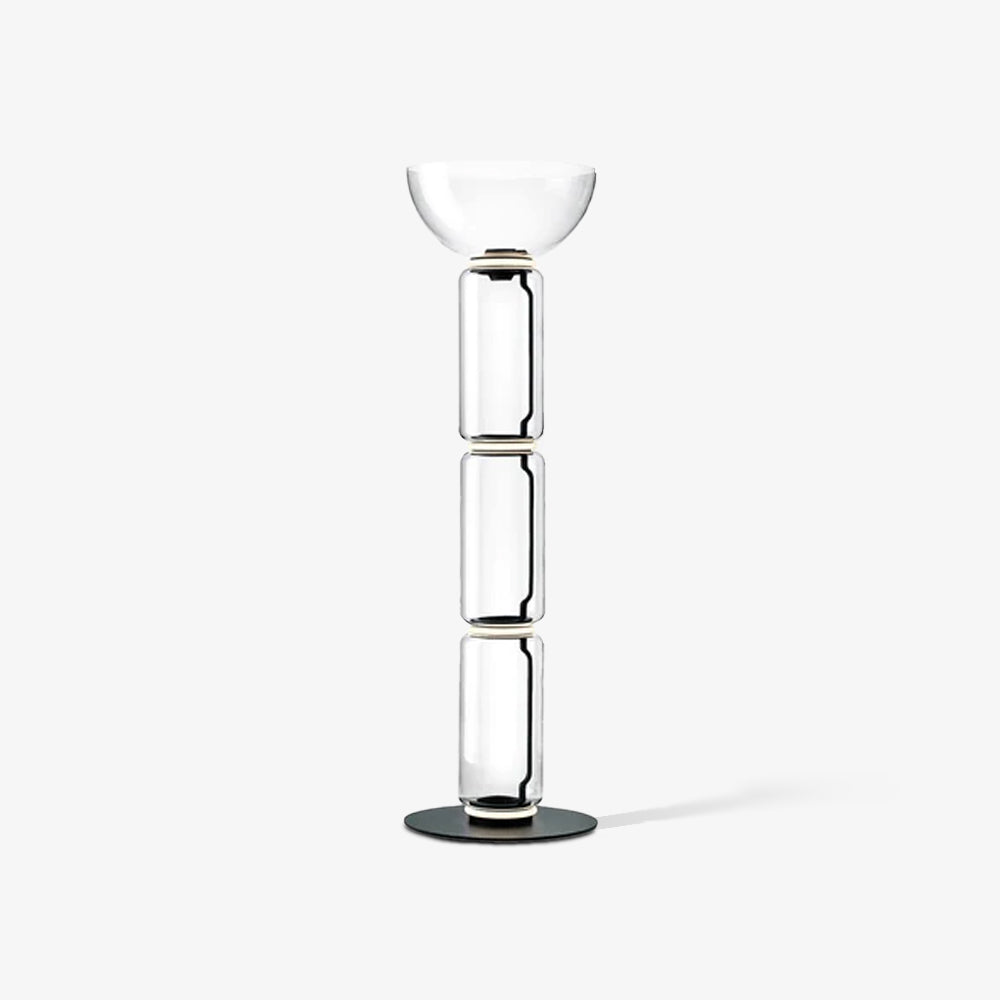 Bamboo Glass Floor Lamp Floor lamp