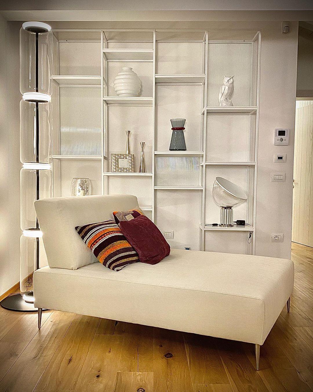 Bamboo Glass Floor Lamp Floor lamp