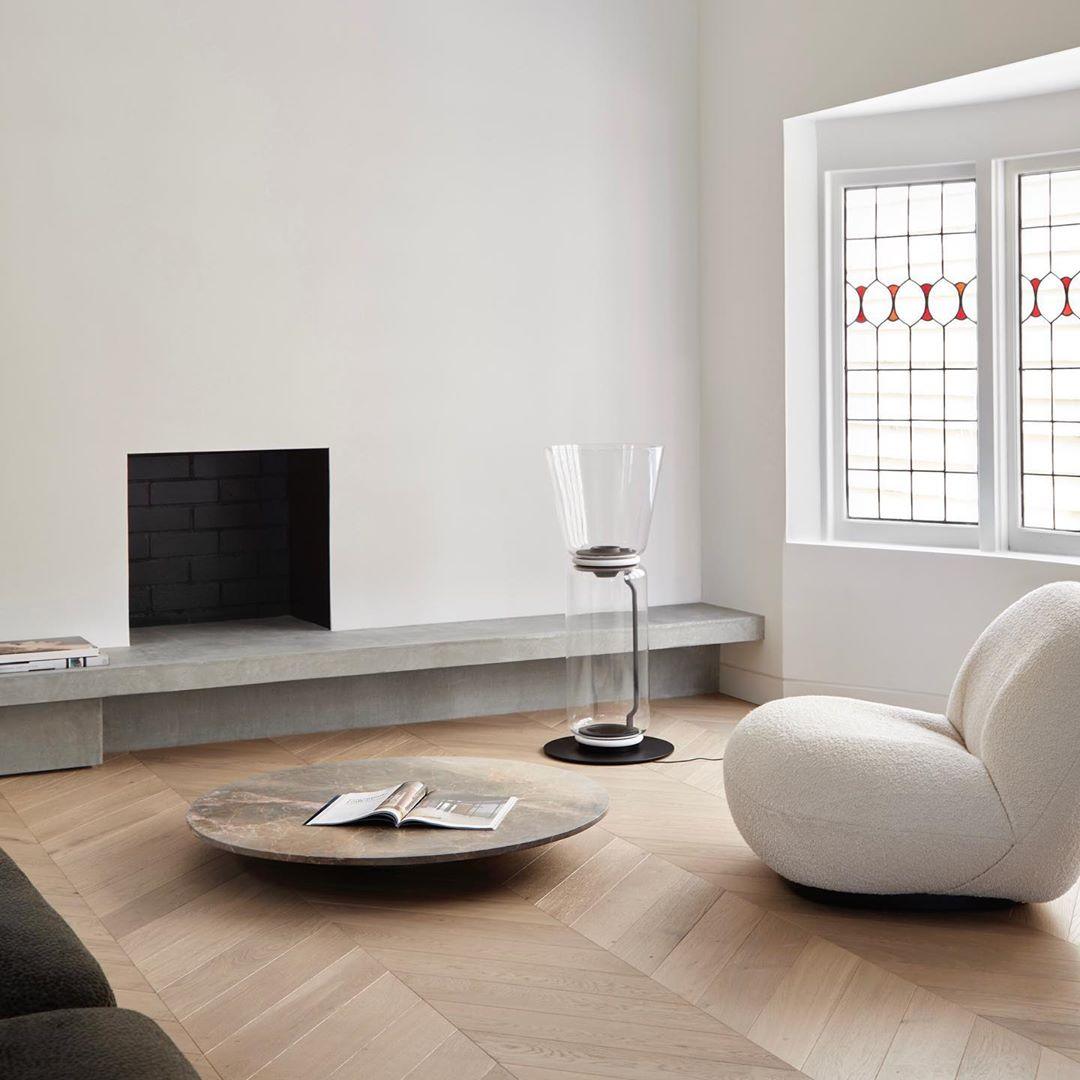Bamboo Glass Floor Lamp Floor lamp