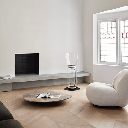 Bamboo Glass Floor Lamp Floor lamp