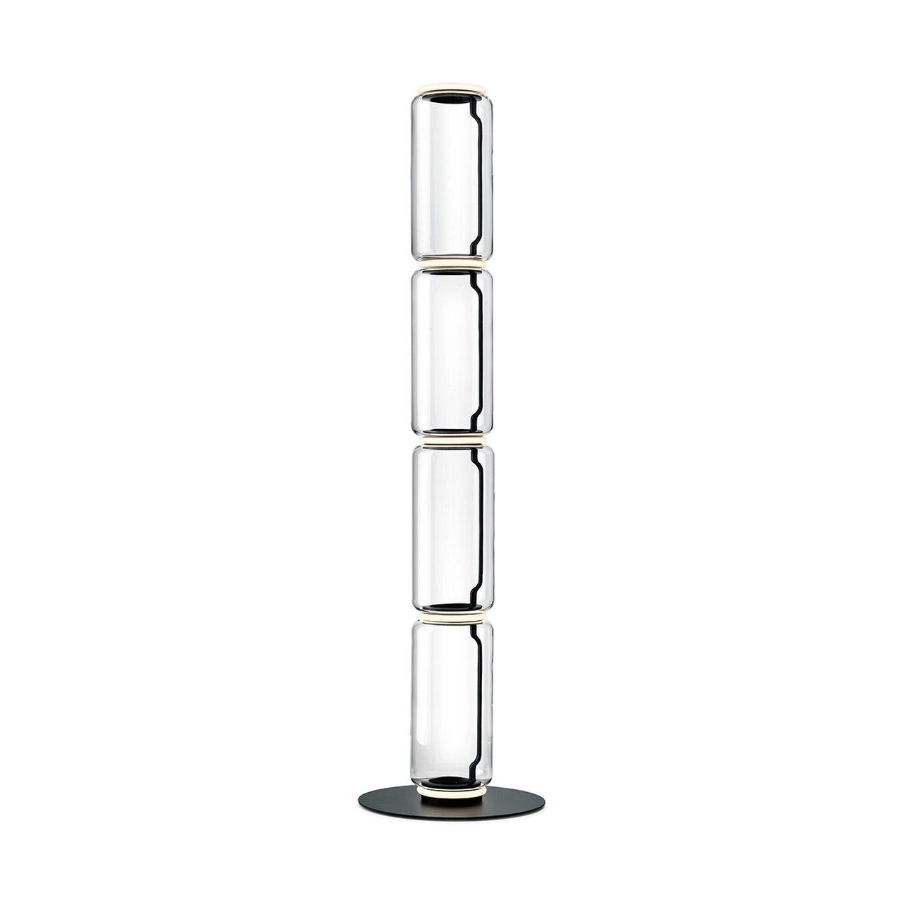 Bamboo Glass Floor Lamp Floor lamp