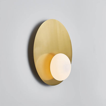 Nodes Angled Wall Sconce Dia 13.4″ x H 13.4″ / Dia 34cm x H 34cm / Gold / Warm White Wall lamp