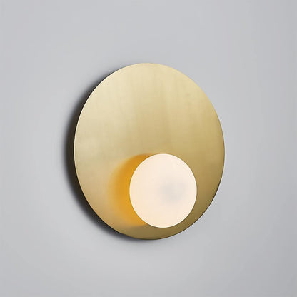 Nodes Angled Wall Sconce Dia 18.9″ x H 18.9″ / Dia 48cm x H 48cm / Gold / Warm White Wall lamp