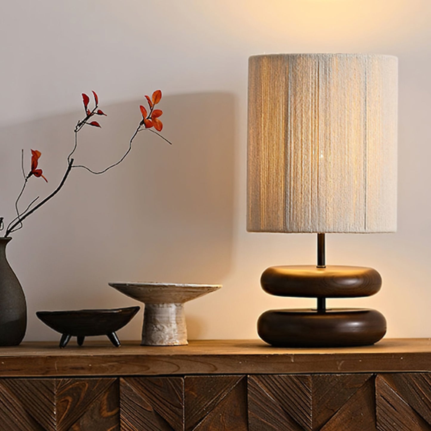 Nora Wood Table Lamp Table lamp