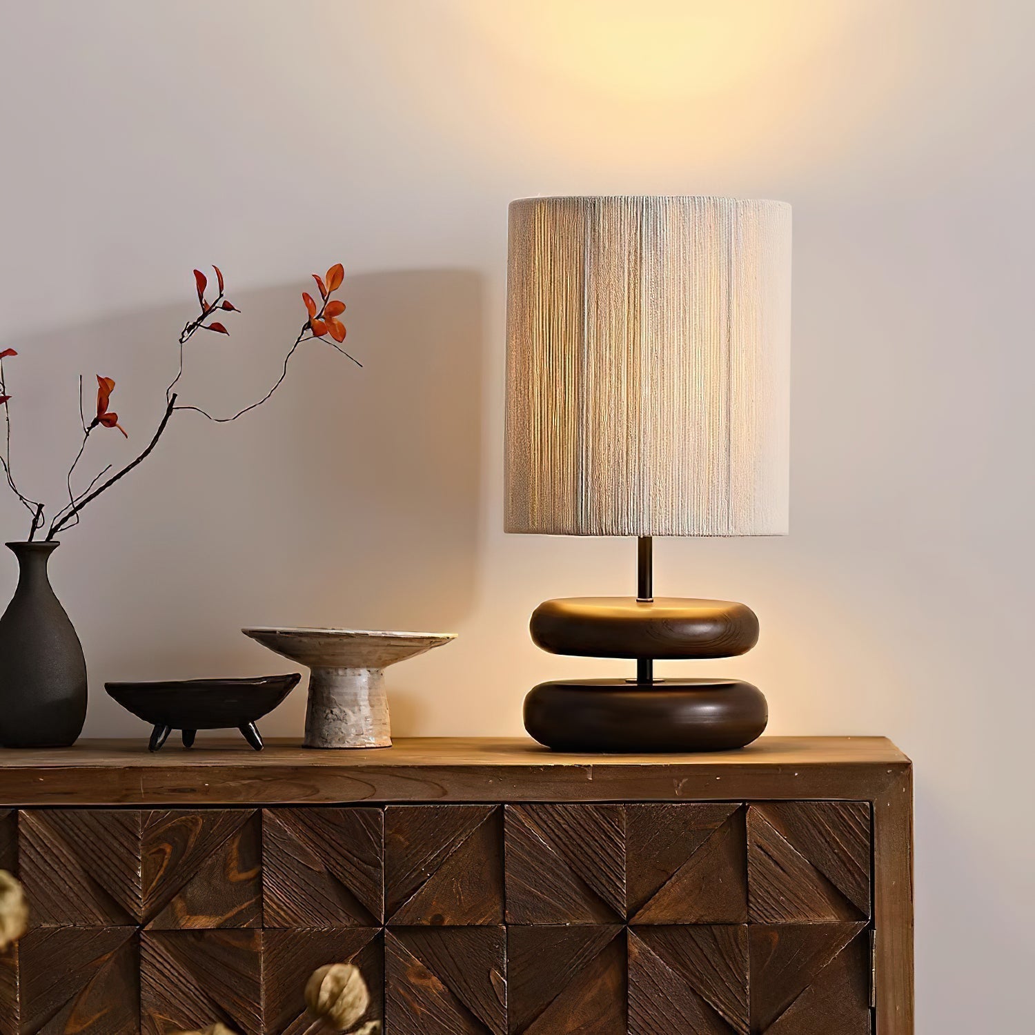 Nora Wood Table Lamp Table lamp