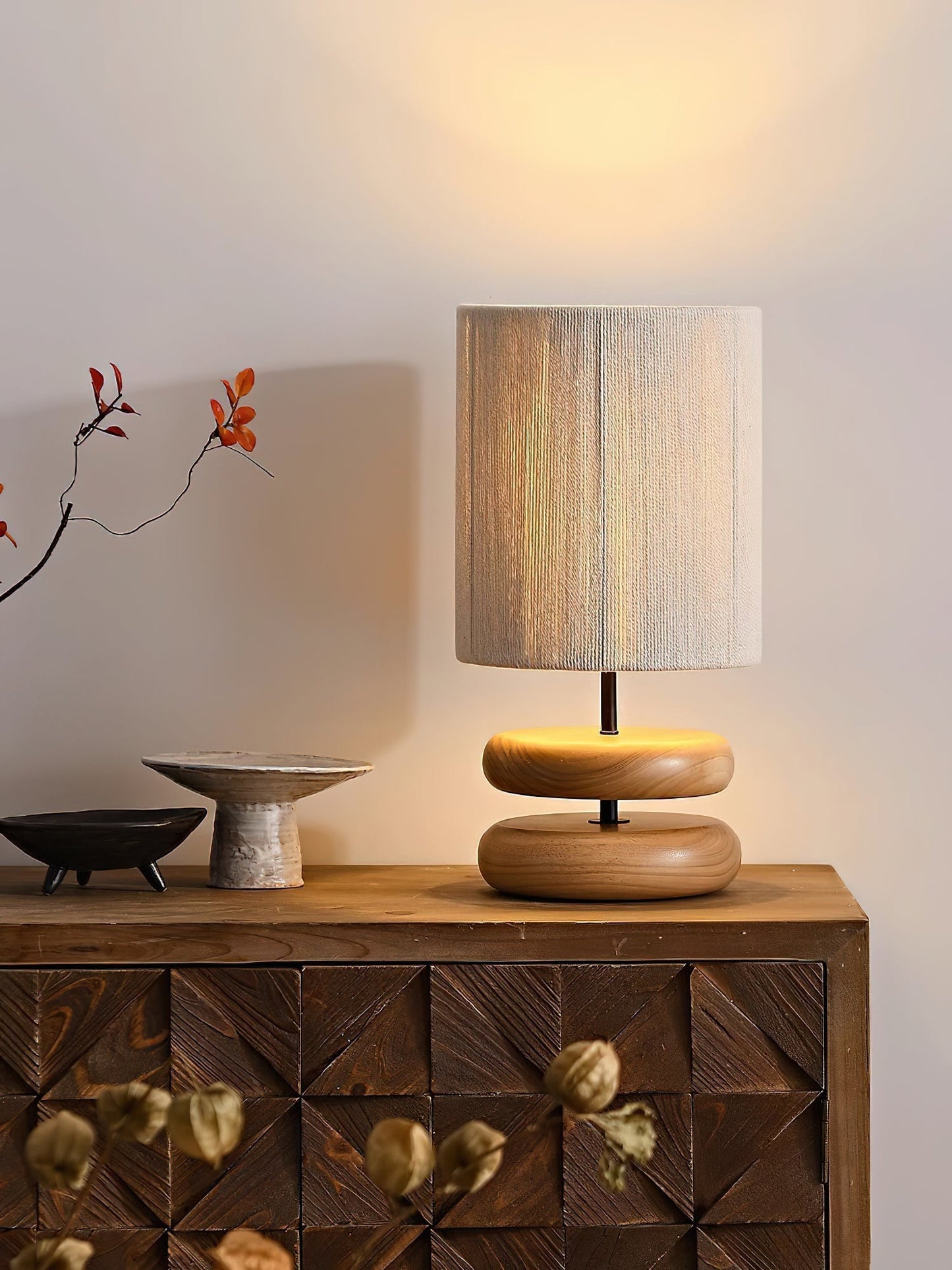 Nora Wood Table Lamp Table lamp
